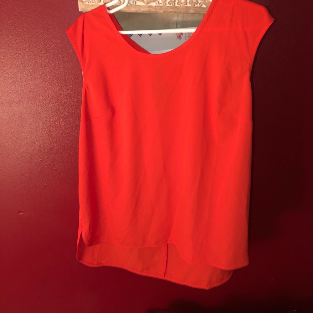 Orange blouse